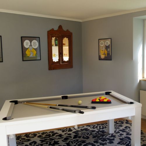Salle de Billard du gîte de charme Edenlot dans le Lot